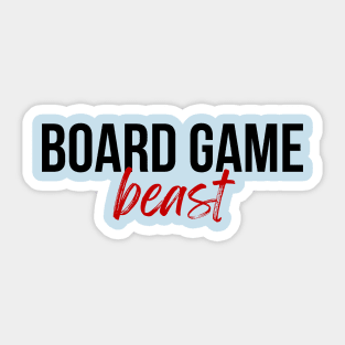 Board Game Beast Sticker